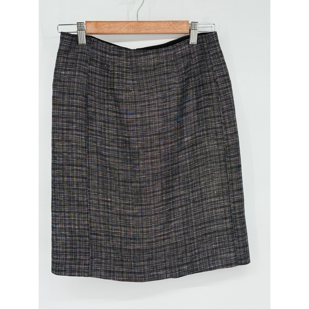 Banana Republic Plaid Pencil Skirt Career Office Wear Women's Size 0